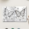 Wings of Grace – 50 Butterfly Coloring Pages - Image 3