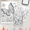 Wings of Grace – 50 Butterfly Coloring Pages - Image 4