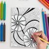 Geo Zen – 70 Geometric Coloring Designs - Image 5