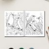 Birdsong Nature – 10 Tranquil Bird Coloring Pages - Image 3