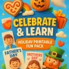Celebrate & Learn - Holiday Printable Fun Pack (245 Pages)