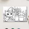 Purrfectly Kawaii – 160 Cute Cat Coloring Pages - Image 2
