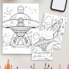 Kids in Space – 50 Intergalactic Adventures to Color - Image 3