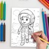 Kids in Space – 50 Intergalactic Adventures to Color - Image 4