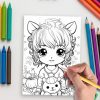 Mega Kawaii Bundle – 297 Super Cute Coloring Pages - Image 5